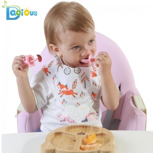 2019 Új termékek Baba etetés Első kanál és villás szett Oktatási edények Bébi kanál Önellátás