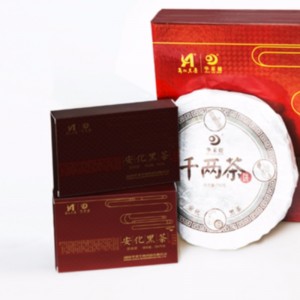 C sötét tea hunan anhua sötét tea egészségügyi teát állít be