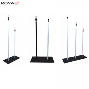 Csövek és kárpitok állítható Upright 5ft-8ft