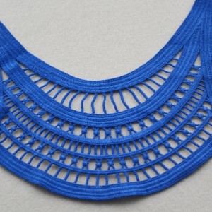 Új divat poliészter csipke gallér nyakkivágás tervezés fürdőruha