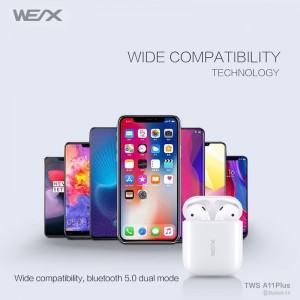 WEX - A11 TWS Bluetooth fülhallgató