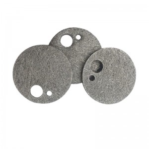 Rozsdamentes acél 310S szálas filc, amelyet égőként használnak