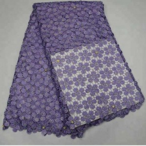 Kiváló minőségű divat nigéria svájci pamut hímzőzsinór csipke szövet