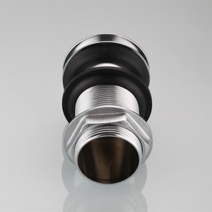 A medencében lévő nyomógombos hulladéktömítés felugrik