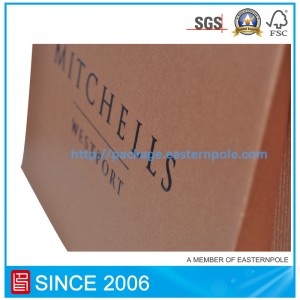 Barna cipőzsák egyedi kialakítással