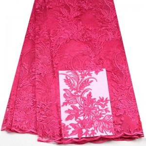 Hot eladó menyasszonyi ruha 3d hímzett csipke szövet a nők számára