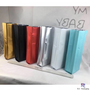 Egyéni fólia kávé és teazsák oldalsó nyéllel 8oz 12oz 16oz 32oz