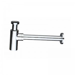 Fürdőszoba mosogató alatti vízelvezető réz palack csapda