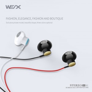 WEX 305 Hagyományos fülhallgatók, vezetékes fülhallgatók, headfonok, Ear Buds