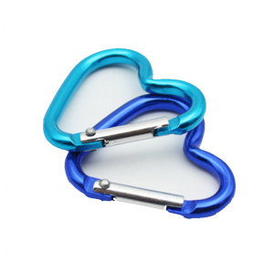 Csillag típusú karabiner alumíniumötvözetből készült hegymászó csat gyorsan lógó csat kültéri függő kulcstartó