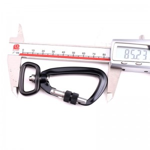 Kültéri horogmászó kemping főzár karabiner hegymászó csat többfunkciós hegymászó csat külső gyorsfogás gyors esés felszerelés biztonsági zár kampóval állati kutya CLIPS repülés alumínium ötvözet