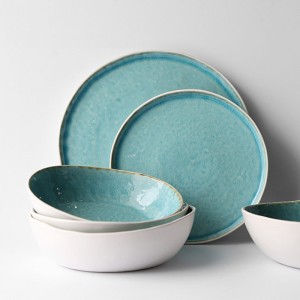 Western New Item Hotel Bone China étkészlet Royal Bone China