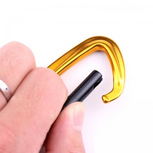 Kültéri horogmászó kemping főzár hegymászó csat karabiner többfunkciós karabiner kültéri gyorsfogás gyors esés felszerelés biztonsági zár kampóval állati kutya repülés alumínium ötvözet