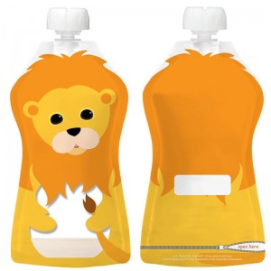 testreszabott formájú tasakok kifolyó tasakok, kivágott formákkal