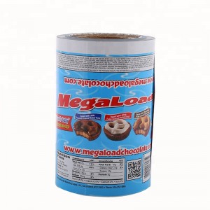 Élelmiszer-minőségű laminált műanyag nedvességálló hőszigetelő süti csomagolófólia tekercsen