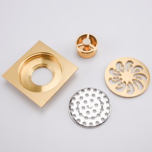 Nikkel-bronz automatikus szifon padló lefolyó csapda