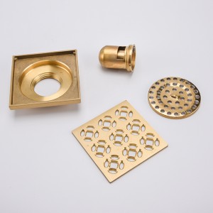 Mosókonyha sárgaréz padló zuhany lefolyó rács tömítése