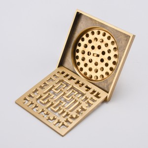 Könnyen telepíthető szaggátló padlószifon lefolyó burkolat