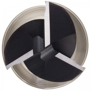 Keményfém négyzet alakú orrmaró, hüvelyk, TiAlN befejezés, durva és finomított vágás, 30 fokos spirál, 3 hornyok, 1,5 \