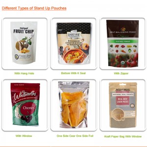 Kínai beszállítók egyedi nyomtatott műanyag tartó tasak, cukorka vagy cukor vagy snack mylar ziplock táskák, élelmiszer-minőségű doypack