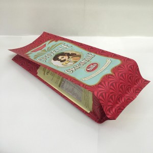 Egyedi nyomtatás Hőtömítés Nátronpapír Kávébab Csomagoló papírzacskók szeleppel