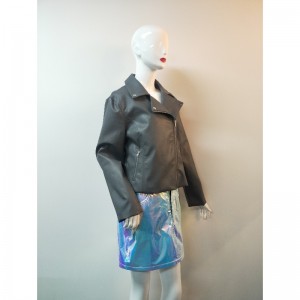 TISZT GYŰJTÉS FEKETE PU BLKER KOCKÁZAT RLWPJ0013N