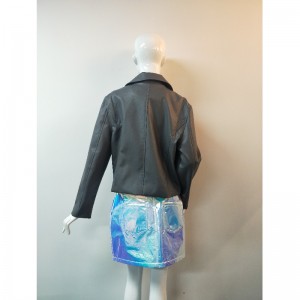 TISZT GYŰJTÉS FEKETE PU BLKER KOCKÁZAT RLWPJ0013N