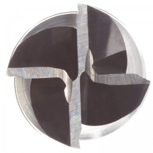 Keményfém négyzet alakú orrmaró, metrikus, AlTiN befejező, durva és befejezett vágás, 30 fokos spirál, 4 horony, 39mm teljes hossz, 3 mm vágási átmérő, 3.000 mm szár átmérő