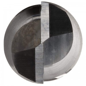 Keményfém négyzet alakú orrvédő maró, hüvelyk, TiCN kivitel, vágási vágás, 45 fokos spirál, 2 horony, 1,5 \