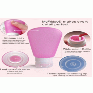 Szilikon folyékony utazó palackok