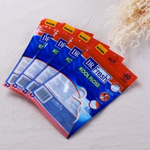 Különleges hőszigeteléssel ellátott alumínium fólia arc maszk csomagoló táskák / kozmetikai maszk csomagoló tasak / fogselyem táska