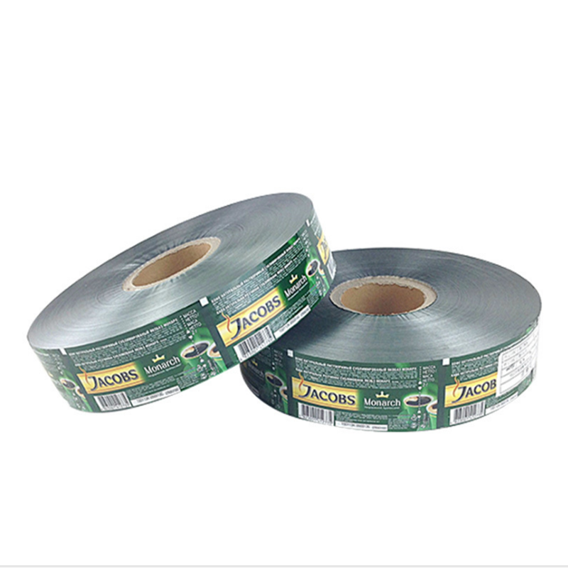 Élelmiszer-csomagolás laminált tekercs film / Testreszabott nyomtatott műanyag tekercs film / Alumínium fólia film az élelmiszer-csomagoláshoz
