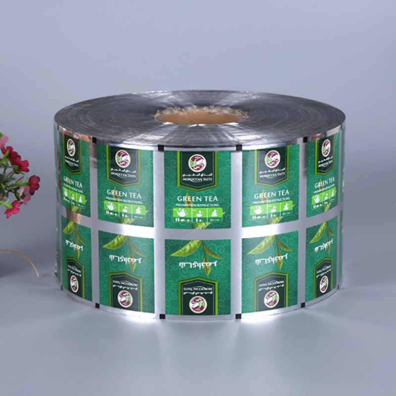 Élelmiszer-műanyag alumínium fólia csomagoló fólia tekercs kávé-tasakhoz