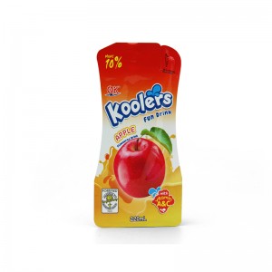 Állítsa fel a tasakot műanyag fúvóka szerszámmal. Vágott laminált tasak