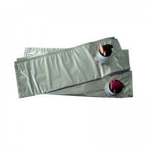 Folyadékkal töltött egyedi műanyag tasak dobozban, ivóvíz juice 5 L aseptikus csomagok, tejkészlethez