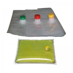 2l 3l 5l 10l 20l 25l összecsukható boros adagoló táska dobozos kifolyóban vagy szelepfolyadék tasak dobozban