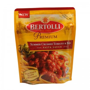 Magas akadályú, rugalmas laminált alumínium fóliás szószcsomagolás műanyag zacskóba