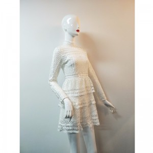 Hölgyek fehéres fűzőruhája JLWD0040