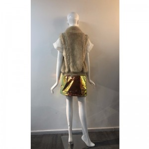 Hölgyek krém-szőrme RILWF0002