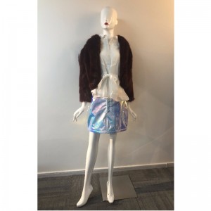 Hölgyek faxszőrme-dzseki testközelben RLWF0027