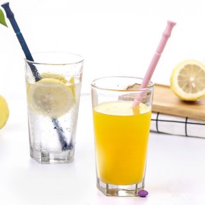 Összecsukható szilikon szalma