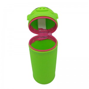 Cukorka színű szilikon ceruza tok aranyos levélpapírhoz