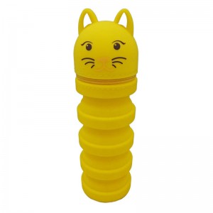 Szilikon toll táska egyedi cipzárral vicces ceruzatok