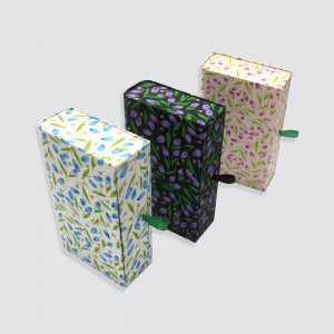 Egyszerűen húzható fiókos típusú egyedi ajándékok Ruhák Élelmiszer-kozmetikumok díszdobozban