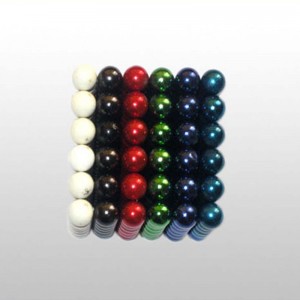 Testreszabott méret N35 Oktatási NdFeB színes mágnesgömb