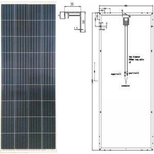NAGY TELJESÍTMÉNYŰ MONOKRISTÁLIS MODUL SYP150P -170P / 5BB 36C ELL POLYCRYSTALLINE MODUL