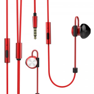 Mágneses elnyelő sztereó hangminőségű, hifi vezetékes fülhallgató