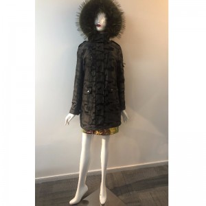 Hölgyek CAMO kapucnis kabátja RLWPC0042