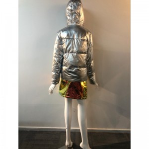 Hölgyek ezüst fém koffer RLWPC0049