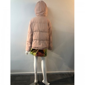 Hölgyek PINK CHAMPAGNE kapucnis kabátja RLWPC0051